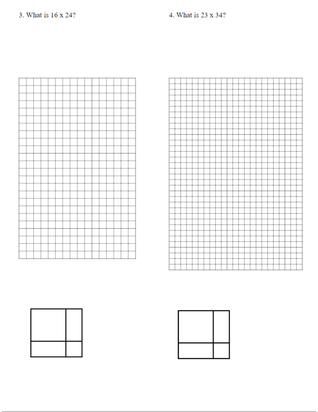 Free 2 digit by 2 digit multiplication worksheet pdf 