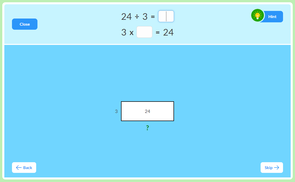 3 Times Table: x3 multiplication and division facts open arrays